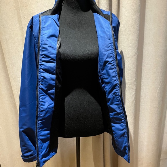 Michael Michael Kors Blue Zip Front Jacket Women’s Small - Picture 10 of 15